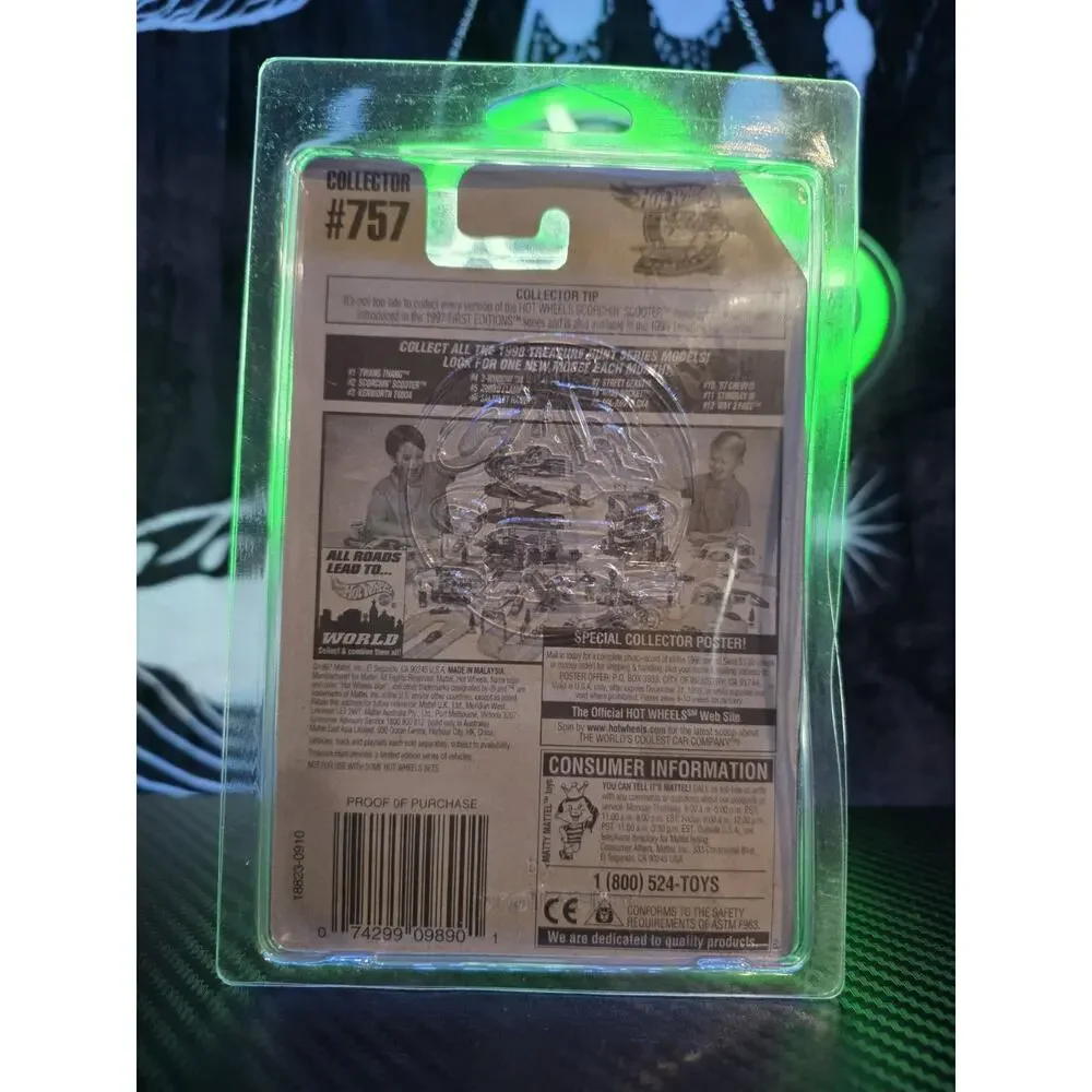 Mattel Hot Wheels Treasure Hunt Series Limited Edition Sol-Aire CX4 #9 #757 1997